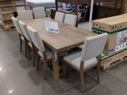 Pike & Main Graham Dining Set • Rubberwood Solids with at Costco