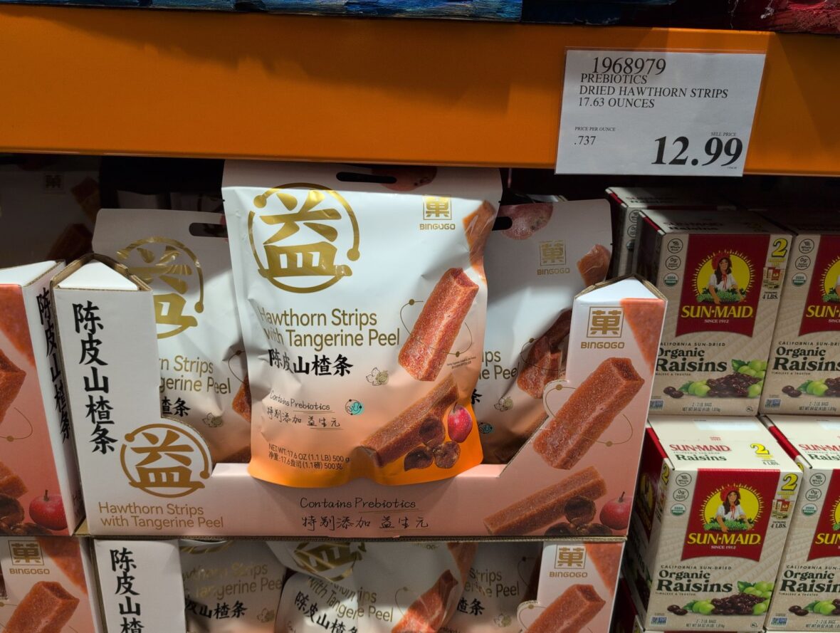 Prebiotics Dried Hawthorn Strips at Costco