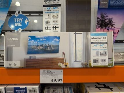 Sanus Preferred Advanced Tilt 42"-90" Tv Wall Mount • Fits Screen Sizes 42"-90" at Costco