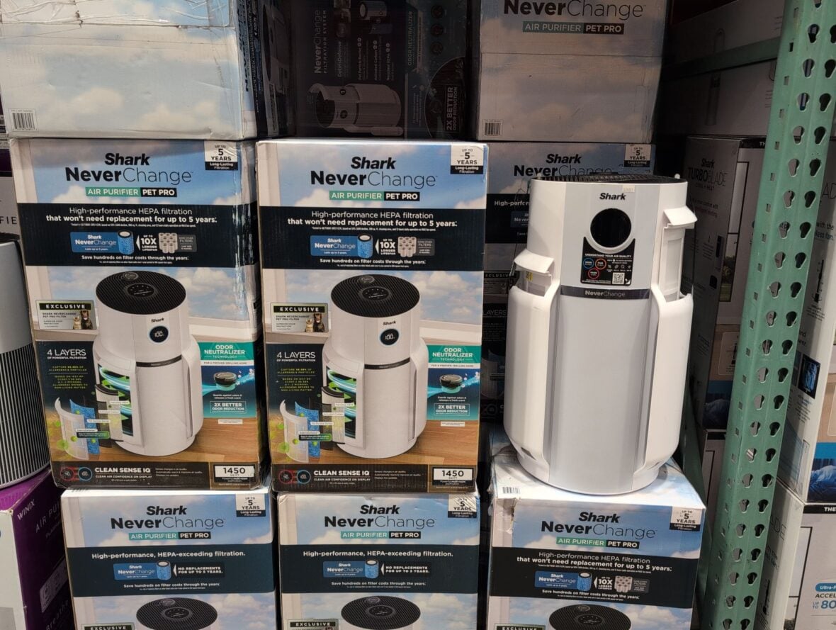 Shark Neverchange Air Purifier Max • 1450 Sq Ft of Coverage • Hepa Filter - Lasts Up at Costco
