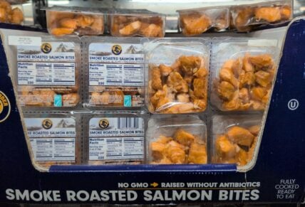 The Icelander Smoke Roasted Salmon Bites 4 Ounces Each at Costco