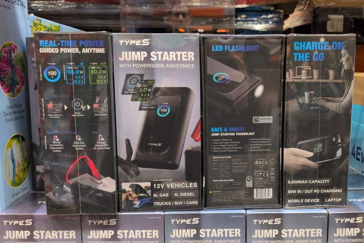 Type S 8.600mah Power Bank Jump Starter 8,600mah Battery Capacity at Costco