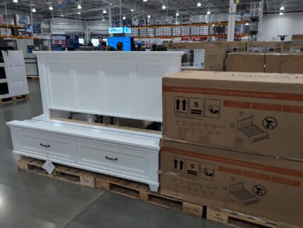 Universal Broadmoore Rose King Bed • Birch Veneers at Costco