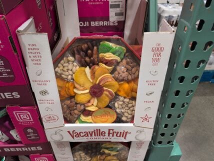 Vacaville Fruit C0 Fruit and Nut Tray at Costco