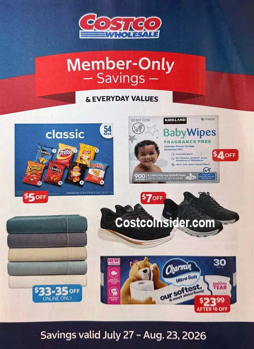 Costco August 2026 Coupon Book Cover image
