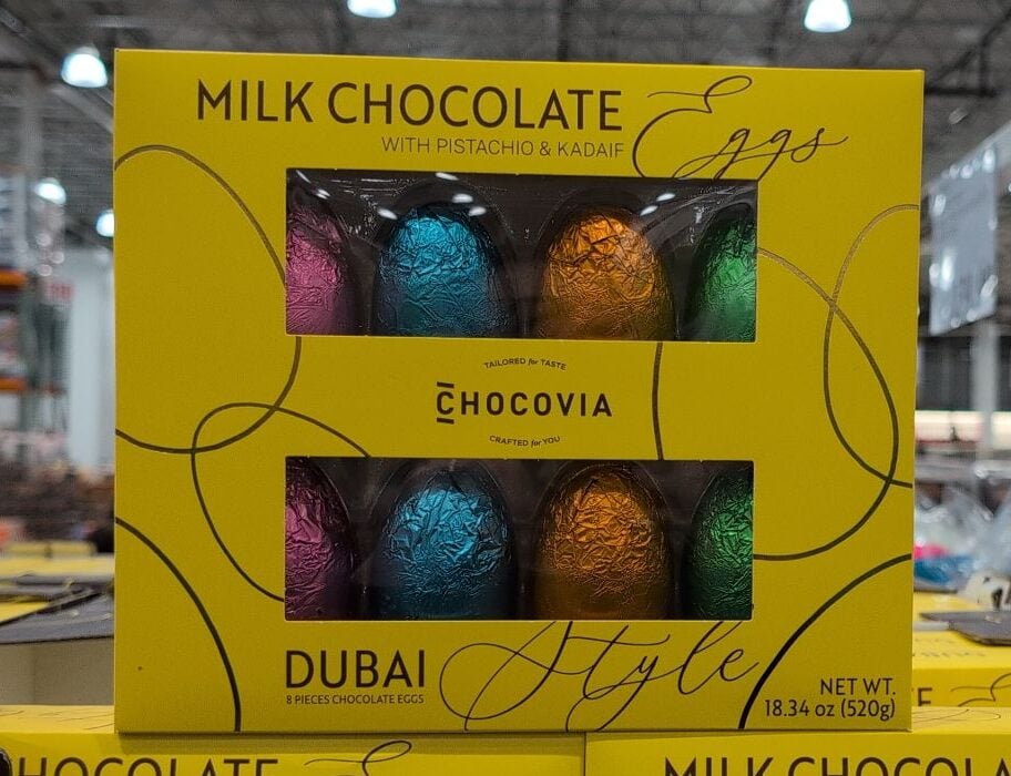 New Product: Chocovia Dubai Style Milk Chocolate Eggs