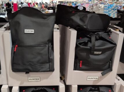 Hunter Backpack Black or Green &bull; Water Resistant Material &bull; Side Pockets at Costco