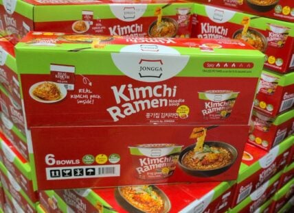 Jongga Kimchi Ramen Bowl Each Mfr's Instant Rebate at Costco