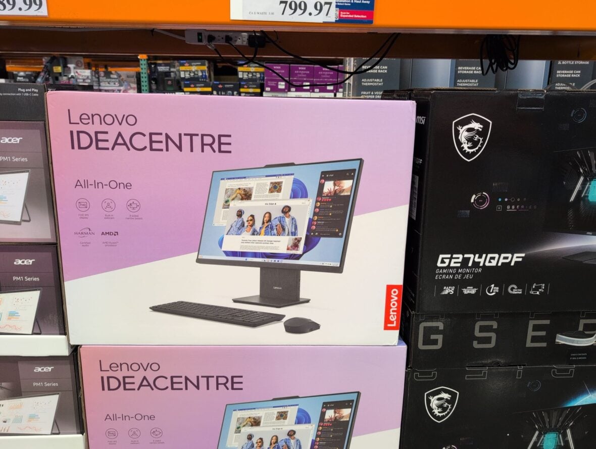 Lenovo Aio Idea Centre 27" Touchscreen Dt R5/16gb/1tb Ssd • Amd Ryzen 5 Processor at Costco