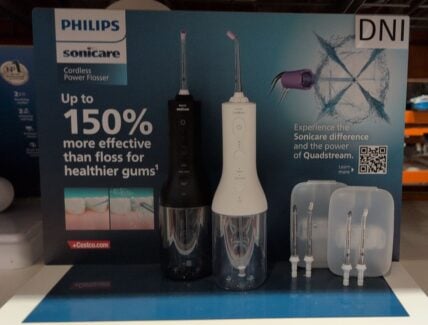 Sonicare Cordless Power Water Flosser &bull;2 Power Flossers at Costco