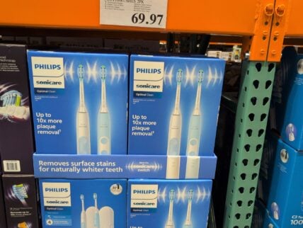 Sonicare Optimal Clean Rechargeable Toothbrushes &bull; 2 Rechargeable Handles at Costco