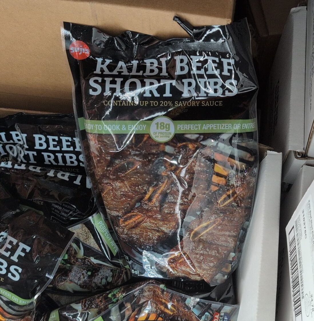 New Product: Suji Marinated Kalbi Short Ribs
