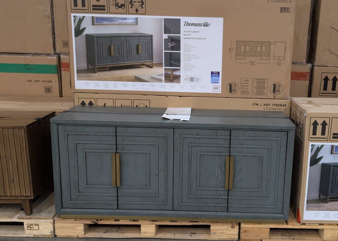 Thờmasville Alessia 60" Accent Cabinet • Oak and Birch Veneers at Costco