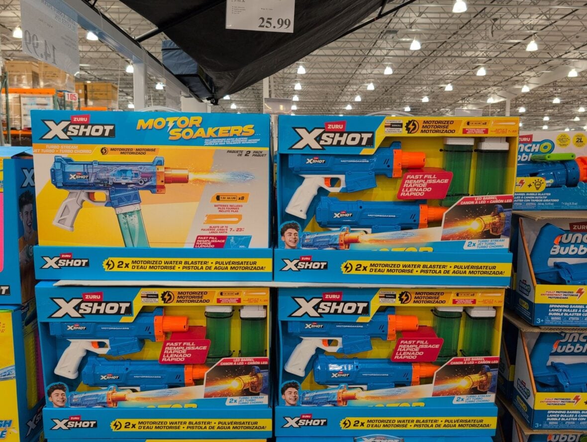 X-shot Motor Soakers O Fully Motorized • Batteries Included at Costco