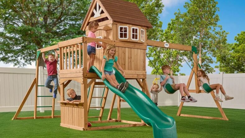 Edgewood Swing Set Costco