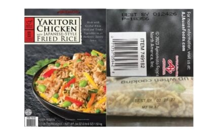 Recall-Costco-Ajinomoto-Yakitori-Fried-Rice Packaging