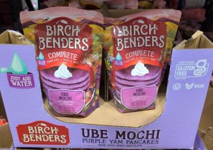 Birch Benders Ube Mochi Pancake & Waffle Mix at Costco