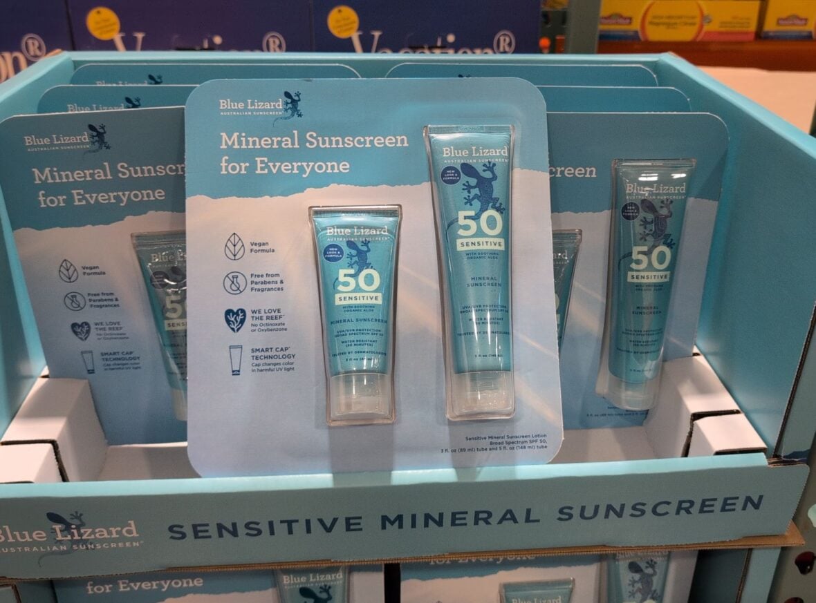 Blue Lizard Au Mineral Sunscreen SPF 50 at Costco