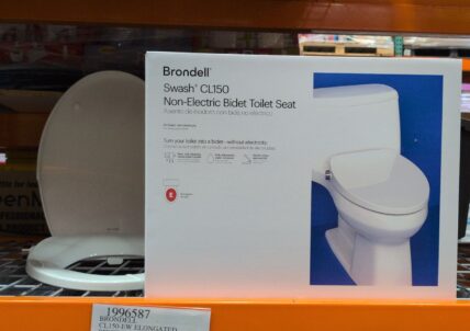Brondell Cl150-ew Elongated Bidet Toilet Seat No Electricity Required at Costco
