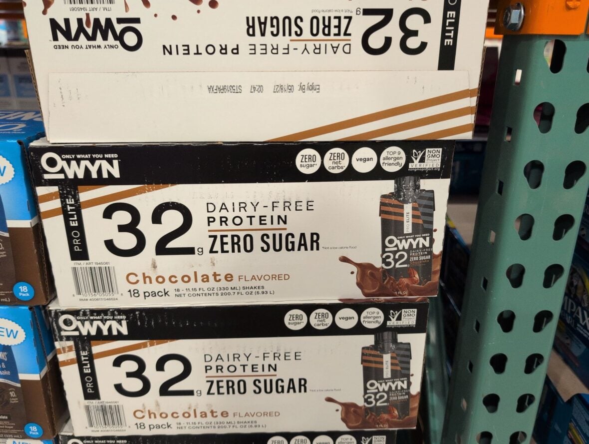 • Chocolate Plant Protein Shake/ • Dairy Free Protein at Costco