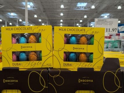 Chocovia Dubai Style Milk Chocolate Eggs at Costco