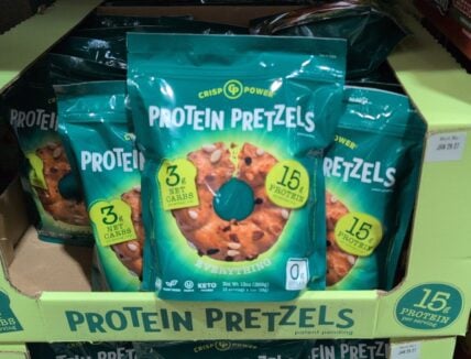 Crisp Power Everything Protein Pretzels at Costco