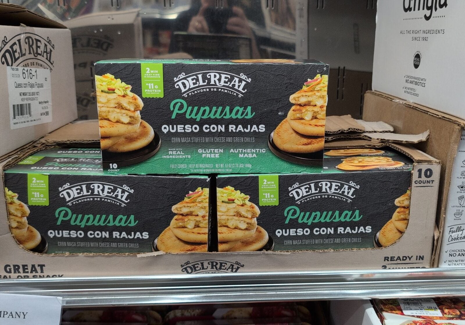 New Product: Del Real Queso Con Rajas Pupusa