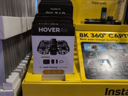 Hoverair X1 Promax 8K Self-flying Action Camera Bundle at Costco