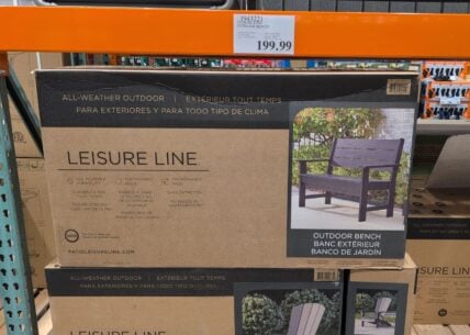 Leisure Line Outdoor Bench at Costco