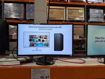 Samsung S36cg Series 27" Curved Monitor Ls27d36cganxza at Costco