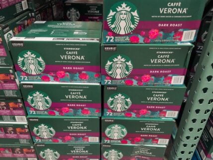 Starbucks Caffe Verona Dark Roast K-cup Pods at Costco