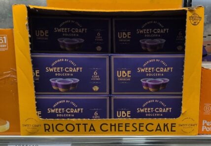 Sweet Craft Ube Cheesecake at Costco