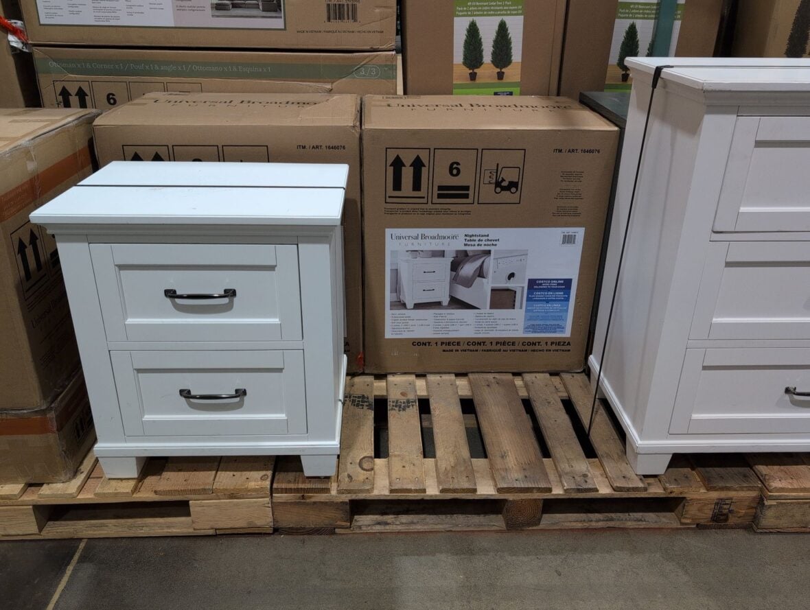 Universal Broadmoore Rose Nightstand at Costco