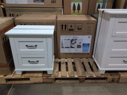 Universal Broadmoore Rose Nightstand at Costco