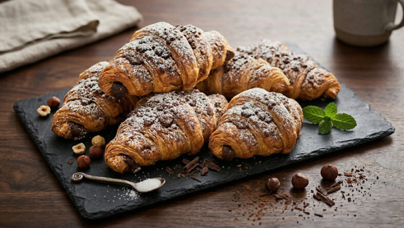 Costco-Chocolate-Croissants on a platter