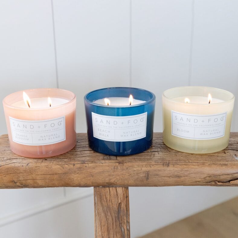 Sand + Fog Candles Set of 3