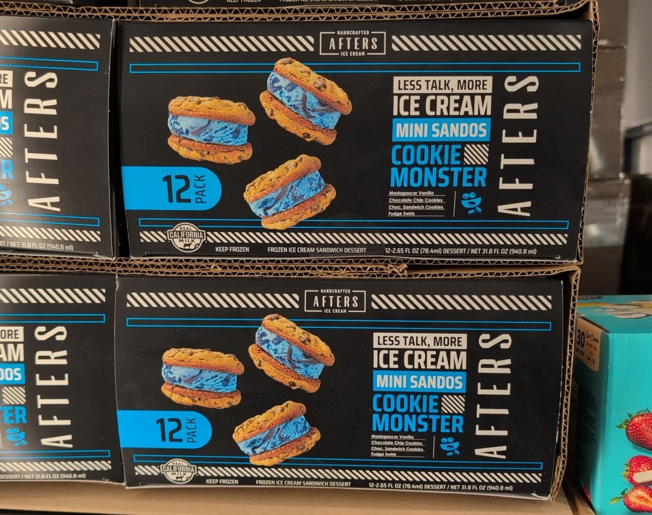 After's Mini Cookie Monster Sandos