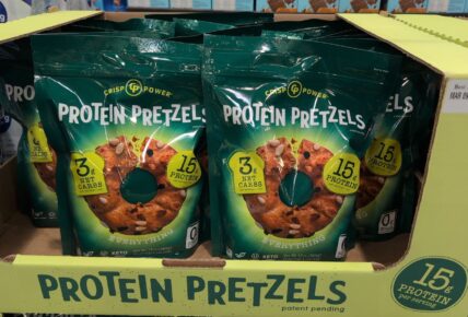 Crisp Power Everything Protein Pretzels at Costco