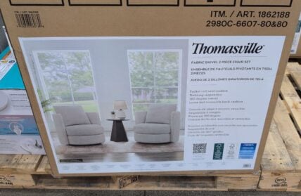 Davos Fapric Gray Chairs at Costco