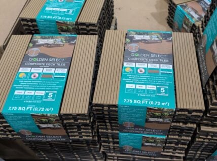Golden Selectdeck Tiles Pack of 8 at Costco