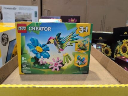 Lego Creator Assortment Shark with Treasure Chest Colorful Hummingbird at Costco