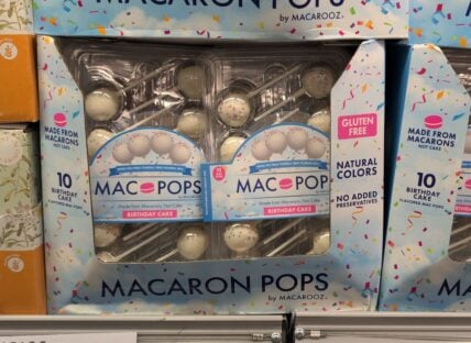 Macarooz Macaron Birthday Cake Mac Pops at Costco