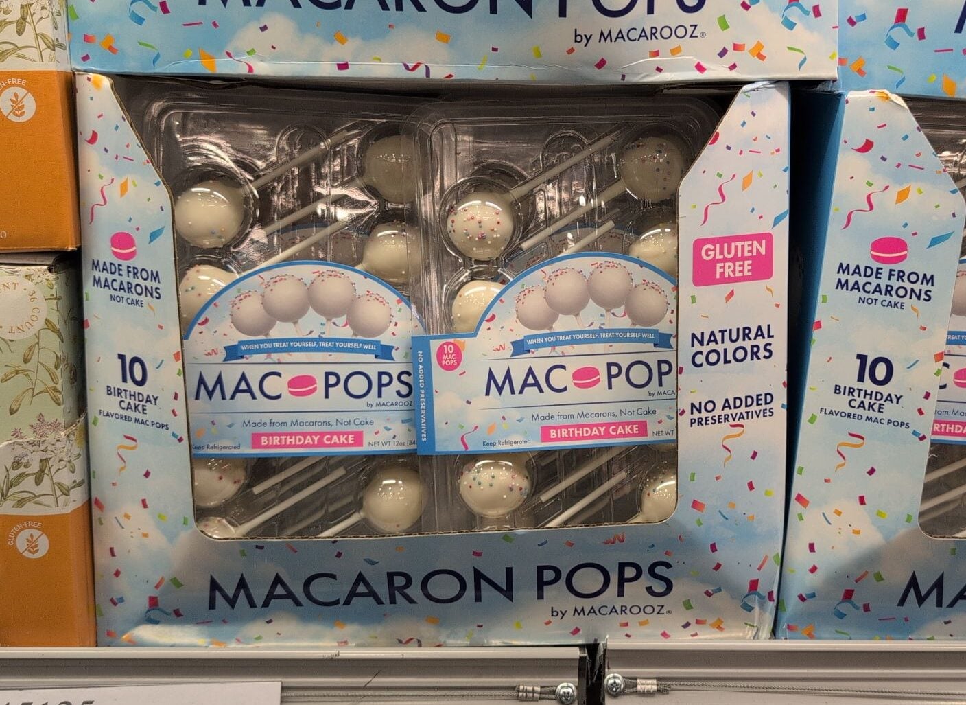 New Product: Macarooz Macaron Birthday Cake Mac Pops