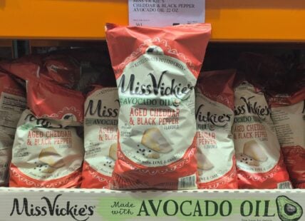 Miss Vickie's Cheddar & Black Pepper Avocado Oil at Costco