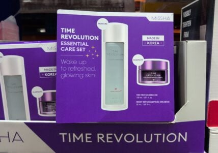 Missha Time Revolution Toner & Cream at Costco