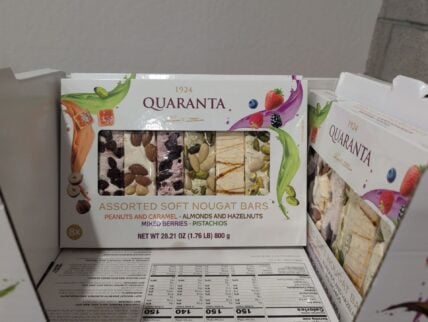 Quaranta Ass Rted Nougat Bars 28.lo Ounces at Costco