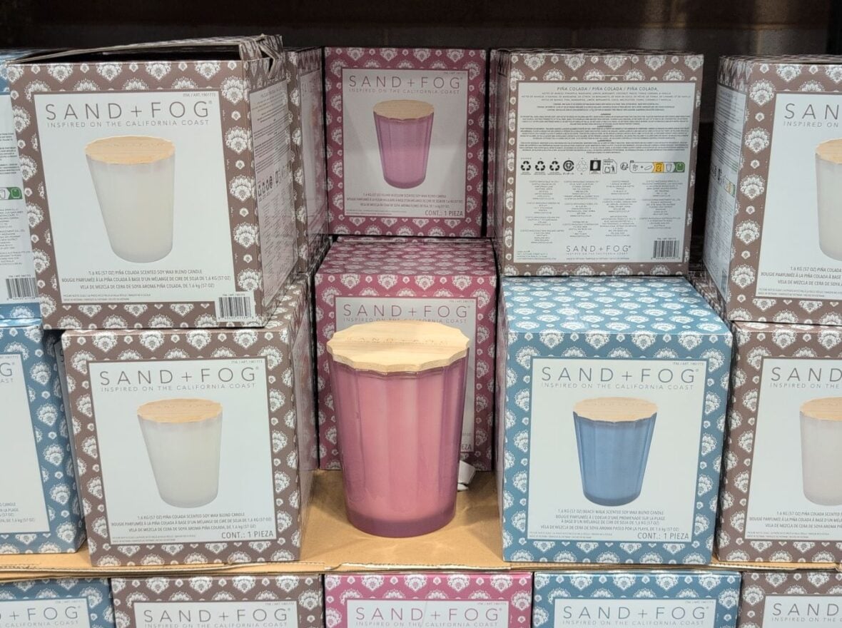 New Product: Sand + Fog 57 oz Scalloped Candles