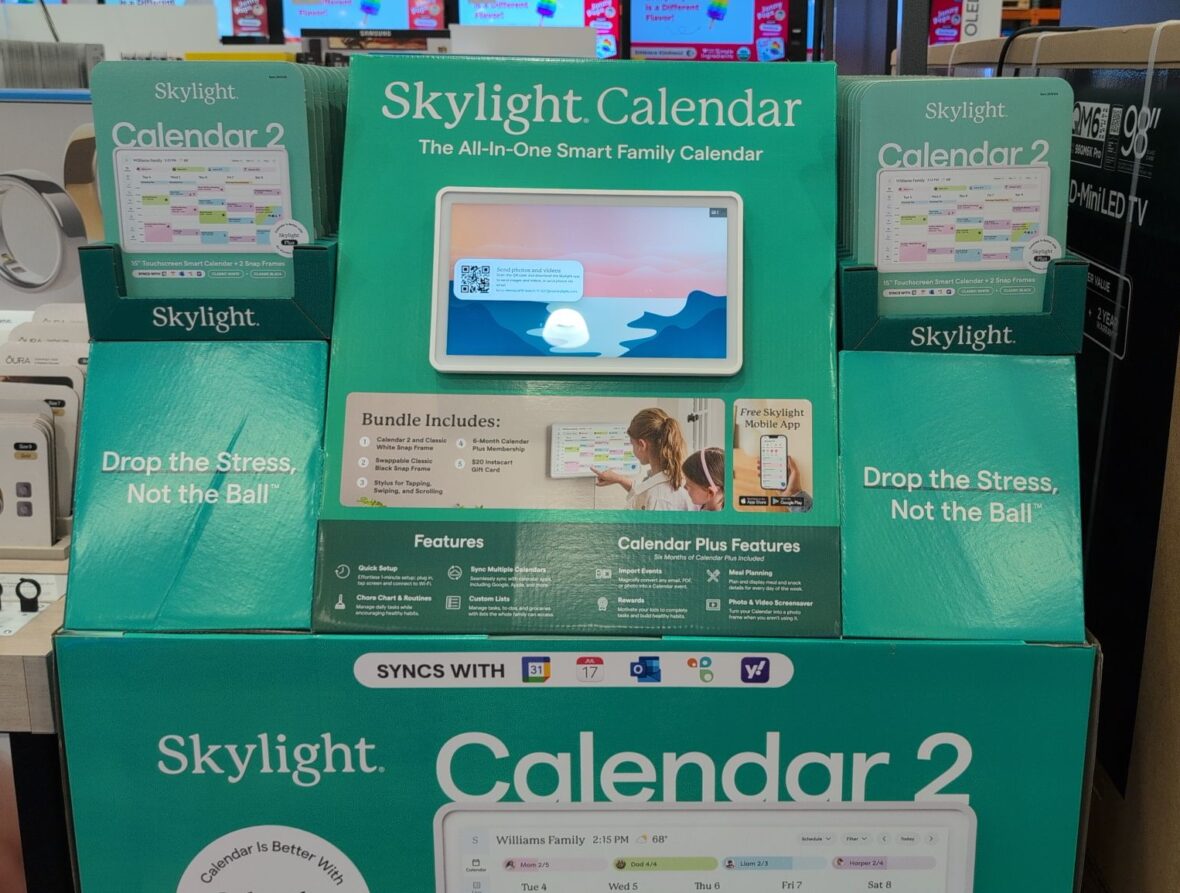 Skylight Cal 2 15" Smart Calendar Bundle at Costco
