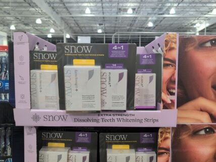 Snow Whitening Strips 21 Diamond Treatments 7 Purple Treatments at Costco