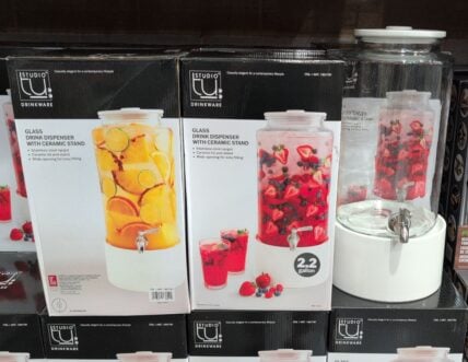 Ttu Studio Glass Drink Dispenser W/cermaic Stand at Costco